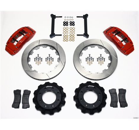 Wilwood TC6R Front Kit 16.00in Red 1999-2010 GM H2 Truck/SUV 2500