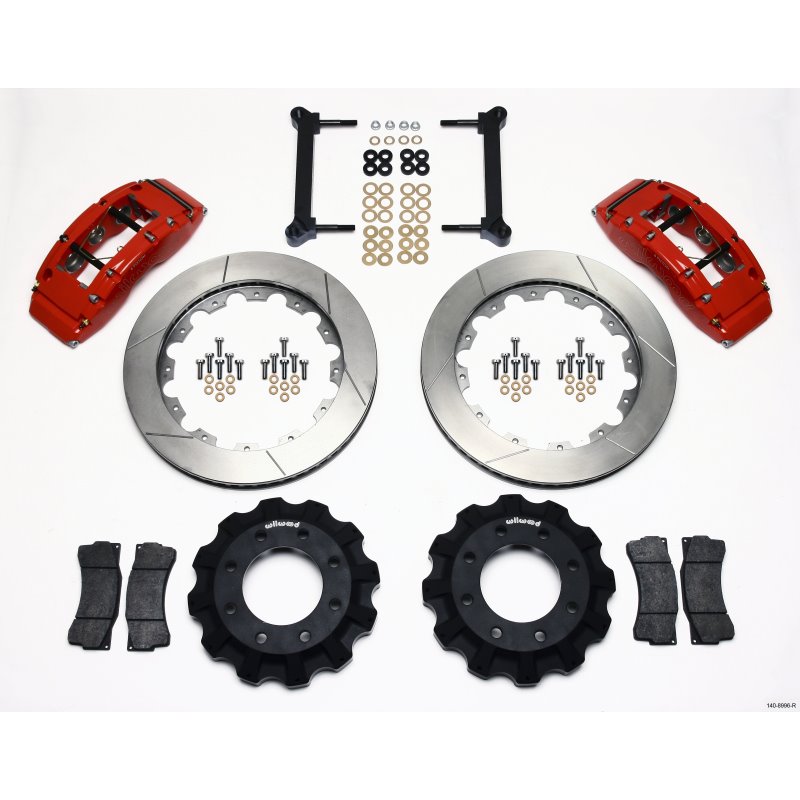 Wilwood TC6R Front Kit 16.00in Red 1999-2010 GM H2 Truck/SUV 2500