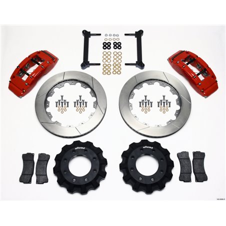 Wilwood TC6R Front Kit 16.00in Red 1999-2010 GM H2 Truck/SUV 2500