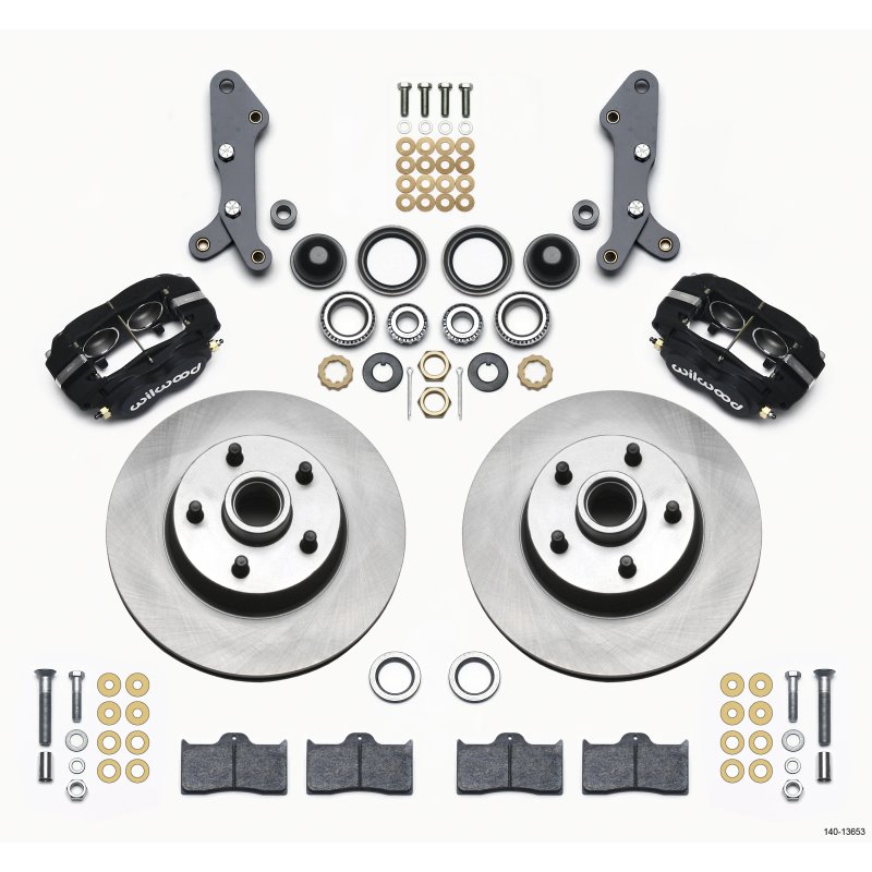 Wilwood Forged Dynalite-M Front Kit 11.30in 1 PC Rotor&Hub 60-68 Ford / Mercury Full Size / Galaxie