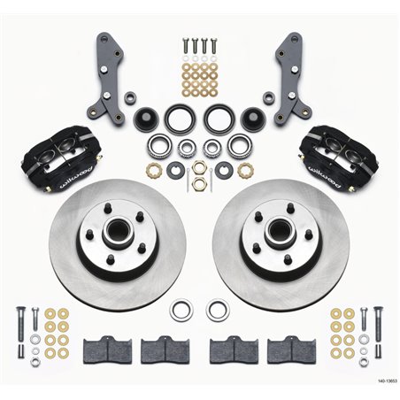 Wilwood Forged Dynalite-M Front Kit 11.30in 1 PC Rotor&Hub 60-68 Ford / Mercury Full Size / Galaxie