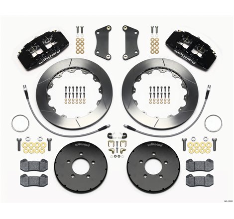 Wilwood Dynapro 6 Front Hat Kit 12.88in 2005-Up Mazda 3 w/ Lines