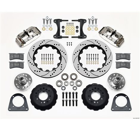 Wilwood Narrow Superlite 6R Front Hub Kit 14.00in Drill Pol TCI-IFS 71-78 (Pinto Based)