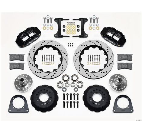 Wilwood Narrow Superlite 6R Front Hub Kit 14.00in Drilled TCI-IFS 71-78 (Pinto Based)