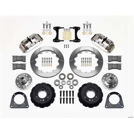 Wilwood Narrow Superlite 6R Front Hub Kit 12.88in Polished TCI-IFS 71-78 (Pinto Based)