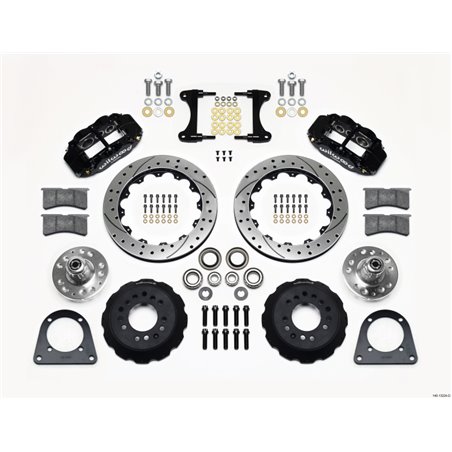 Wilwood Narrow Superlite 6R Front Hub Kit 12.88in Drilled TCI-IFS 71-78 (Pinto Based)