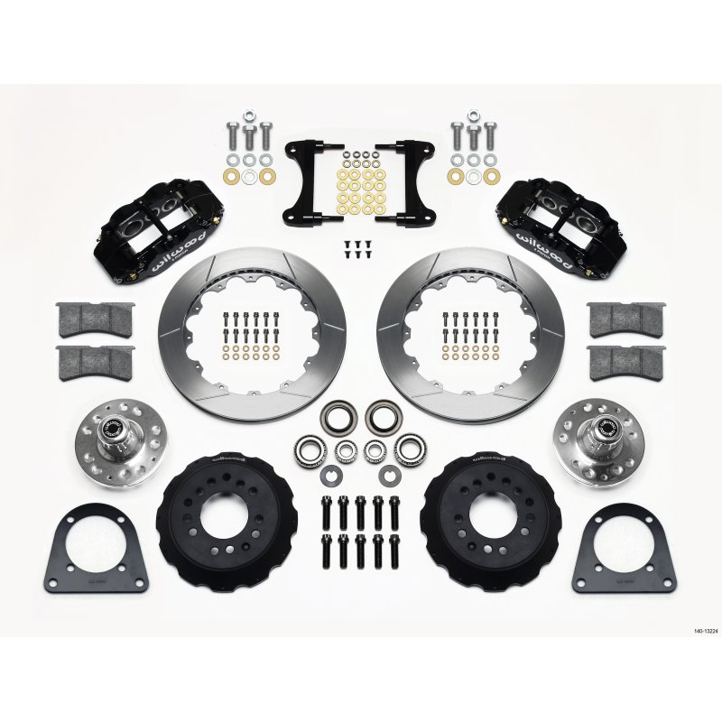 Wilwood Narrow Superlite 6R Front Hub Kit 12.88in TCI-IFS 71-78 (Pinto Based)