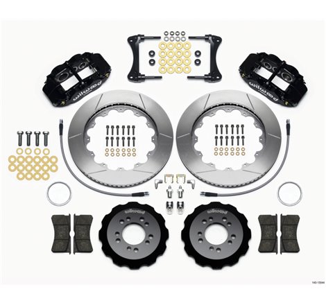 Wilwood Narrow Superlite 6R Front Hat Kit 14.00in 2008-up Hyundai Genesis Coupe w/Lines