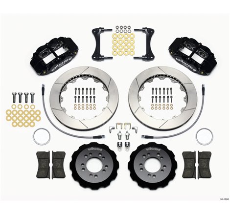 Wilwood Narrow Superlite 6R Front Hat Kit 13.06in 2008-up Hyundai Genesis Coupe w/Lines