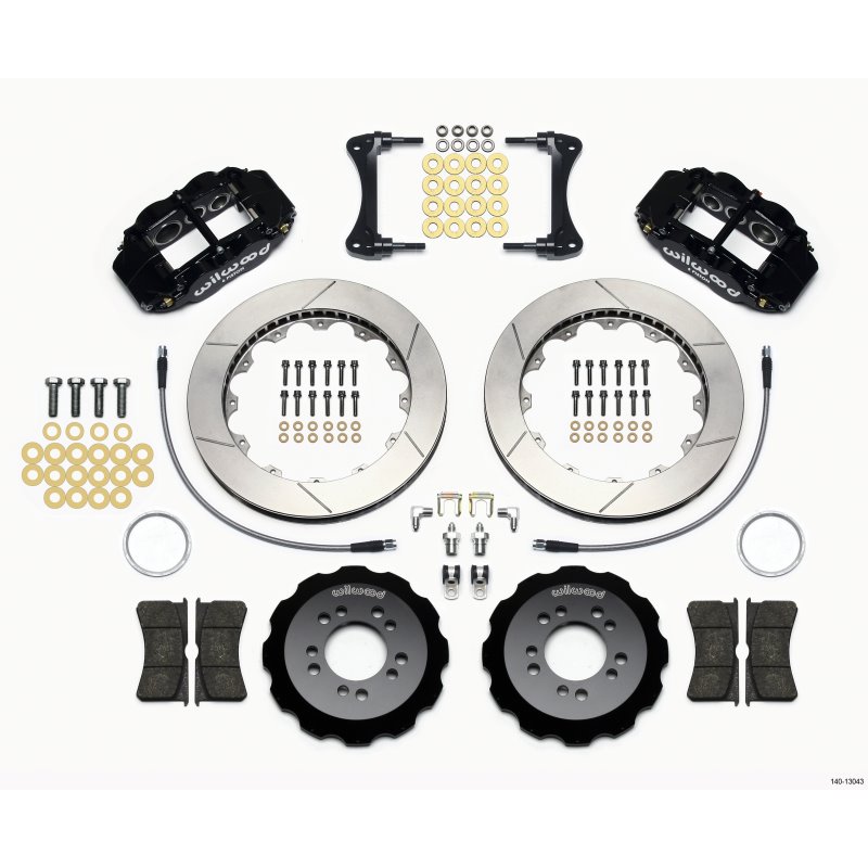 Wilwood Narrow Superlite 6R Front Hat Kit 13.06in 2008-up Hyundai Genesis Coupe w/Lines