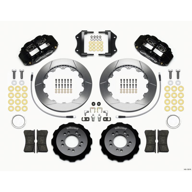 Wilwood Narrow Superlite 6R Front Hat Kit 12.88in 2013-Up Ford Focus ST w/ Lines