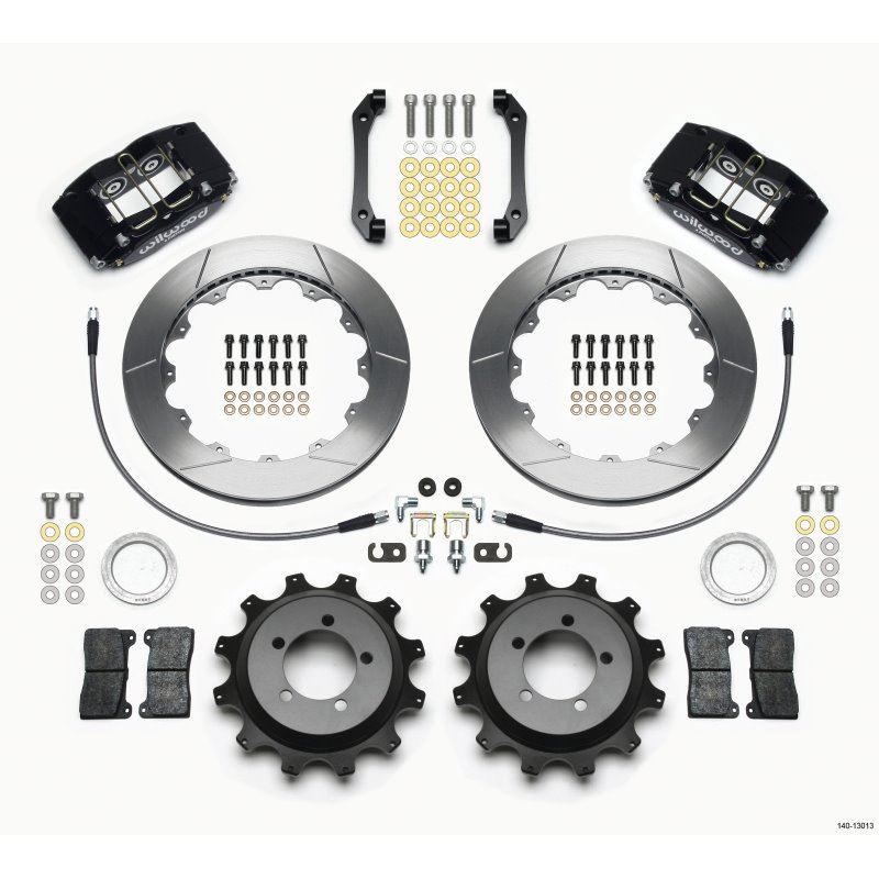 Wilwood Dynapro Radial Rear Kit 12.88in 2006-2007 Subaru WRX w/Lines