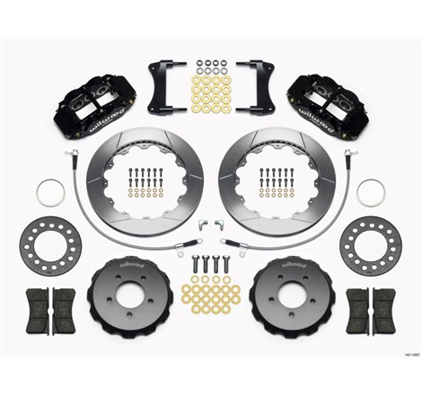 Wilwood Narrow Superlite 6R Front Hat Kit 12.88in 2005-Up Mazda Miata w/ Lines