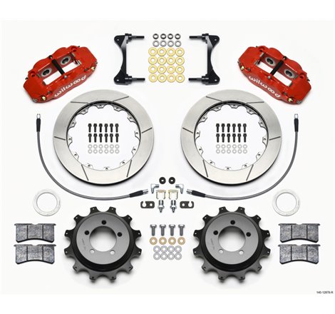 Wilwood Narrow Superlite 4R Rear Kit 12.88in Red 99-05 WRX / 99-07 Impreza