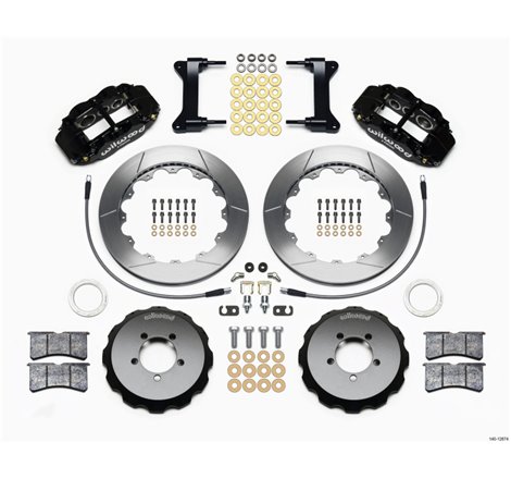 Wilwood Narrow Superlite 6R Front Hat Kit 13.06in 1999-2012 Subaru WRX w/Lines