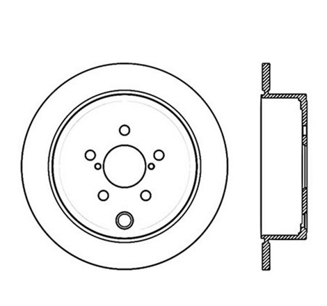 StopTech Power Slot 08-10 WRX Rear Right Slotted Rotor