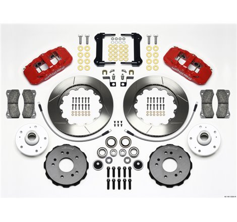 Wilwood AERO6 Front Truck Kit 14.25in Red 97-03 Ford F150