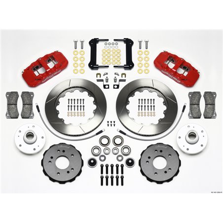 Wilwood AERO6 Front Truck Kit 14.25in Red 97-03 Ford F150