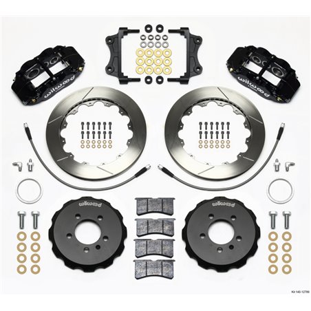 Wilwood Narrow Superlite 6R Front Hat Kit 12.88in 06-12 Volkswagen GTI w/ Lines