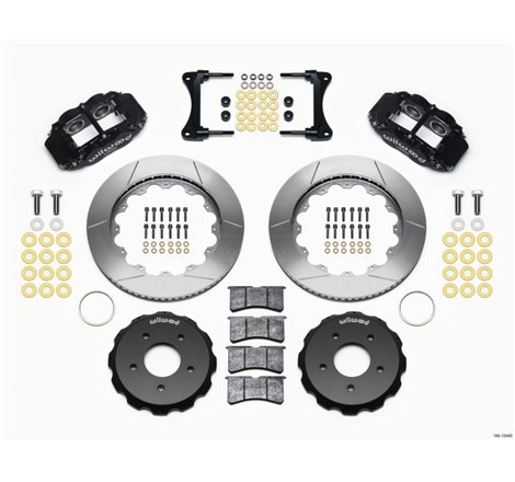 Wilwood Narrow Superlite 4R Front Hat Kit 14.00in 2007-Up Jeep Wrangler