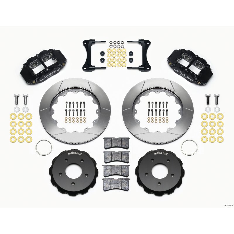 Wilwood Narrow Superlite 4R Front Hat Kit 14.00in 2007-Up Jeep Wrangler