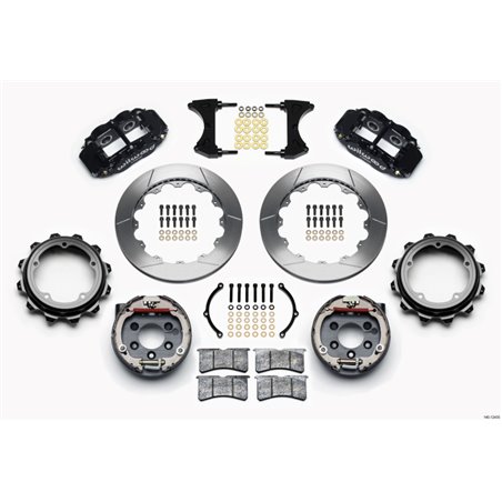 Wilwood Narrow Superlite 4R Rear P-Brk Kit 12.88in Strange Eng Floater 3.49in Offset