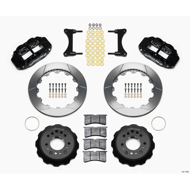 Wilwood Narrow Superlite 6R Front Hat Kit 12.88in 93-96 Mazda RX7