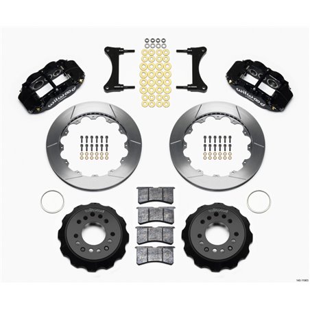 Wilwood Narrow Superlite 6R Front Hat Kit 12.88in 93-96 Mazda RX7