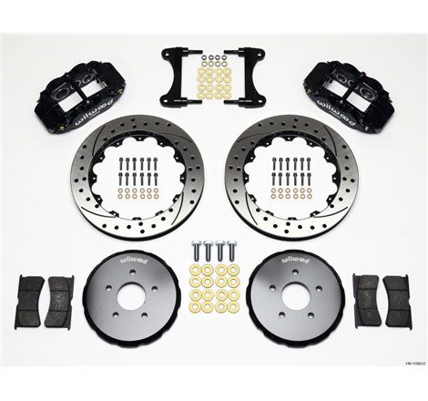 Wilwood Narrow Superlite 6R Front Hat Kit 13.06in Drilled Nissan 370Z/Fiti G37