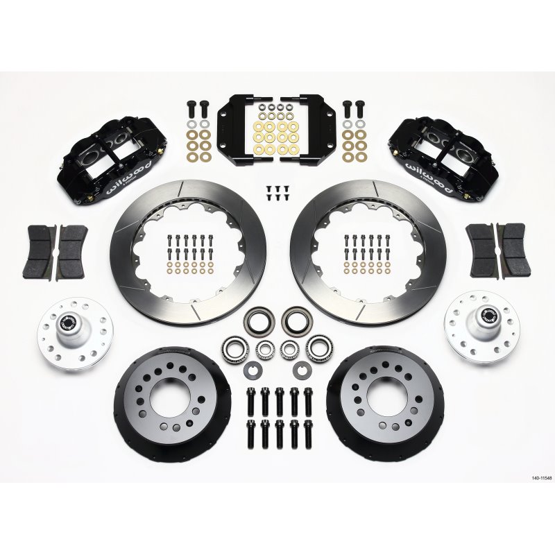 Wilwood Narrow Superlite 6R Front Hub Kit 12.88in Magnum Force Drop Spndle