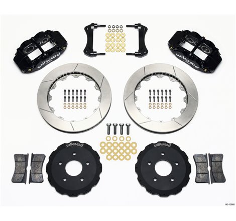 Wilwood Narrow Superlite 6R Front Hat Kit 13.06in Backdraft Cobra (BMW E36 Based)