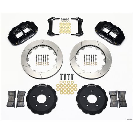 Wilwood Narrow Superlite 6R Front Hat Kit 13.06in Backdraft Cobra (BMW E36 Based)