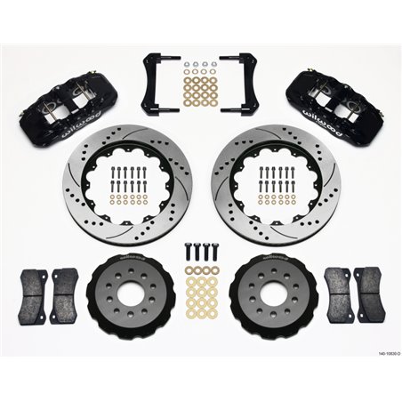 Wilwood AERO6 Front Hat Kit 14.00 Drilled 2005-2014 Mustang