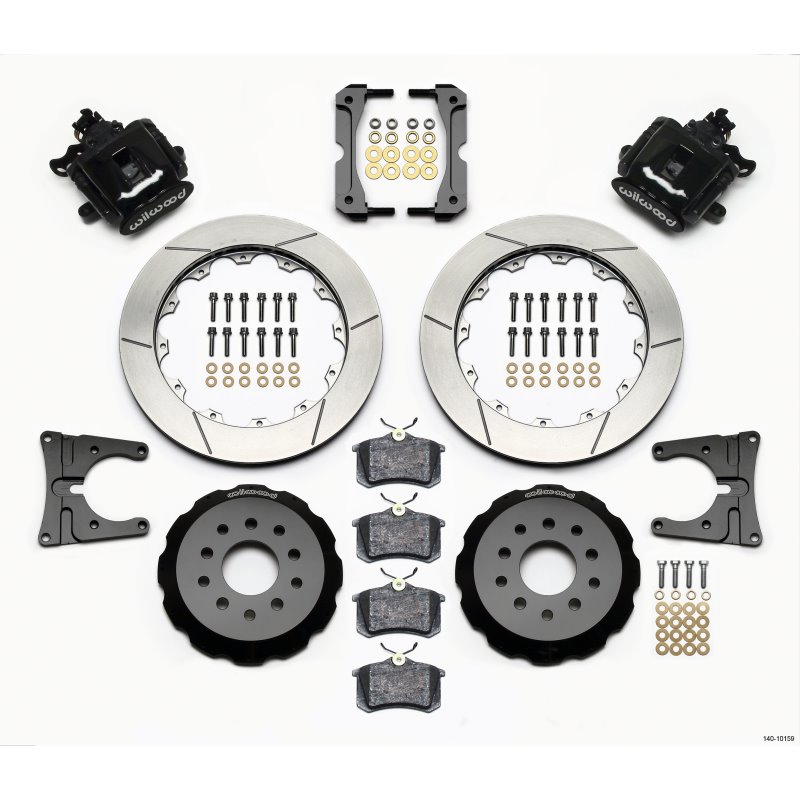 Wilwood Combination Parking Brake Rear Kit 12.88in 2005-2014 Mustang