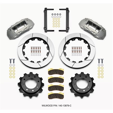 Wilwood TX6R Rear Kit 16.00in Clear Ano 1999-2010 GM Trk 2500 HD 4.84 Cntr