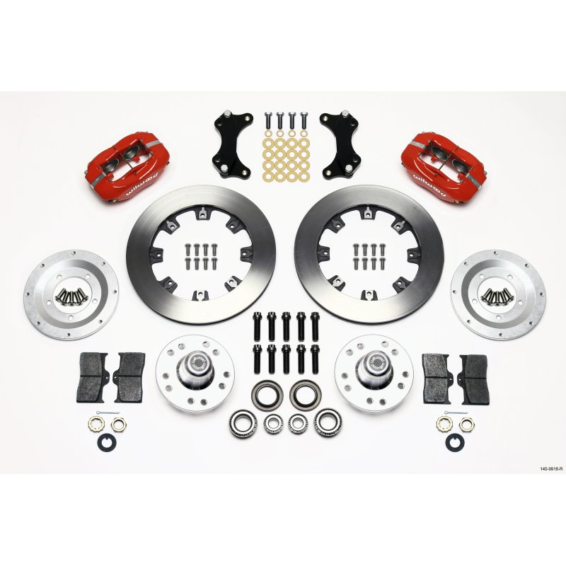 Wilwood Forged Dynalite Front Kit 12.19in Red WWE ProSpindle