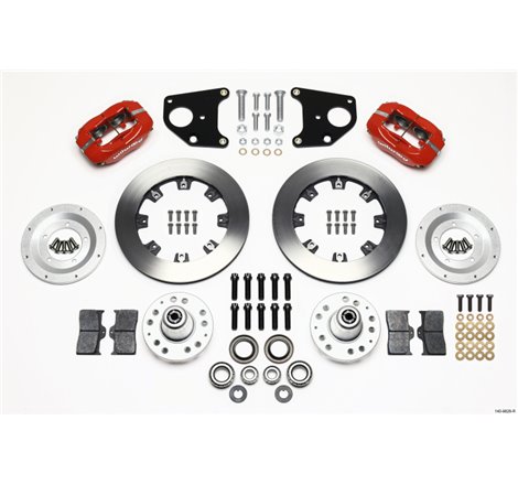 Wilwood Forged Dynalite Front Kit 12.19in Red 62-72 CDP B & E Body-Drum