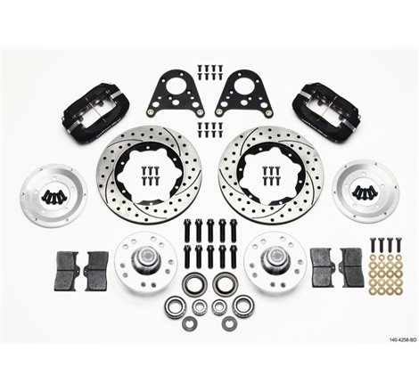 Wilwood Forged Dynalite Front Kit 10.75in Drilled Rotor Art Morrison Strut