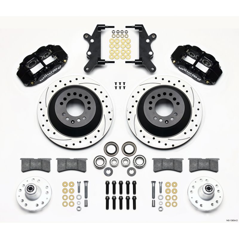 Wilwood Narrow Superlite 6R Front Hub & 1PC Rtr Kit 12.88in Dril 60-68 Ford / Mercury Full Size