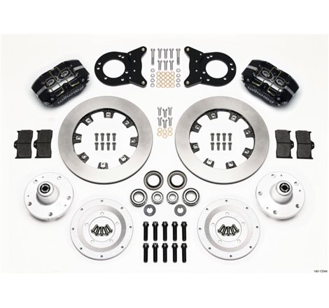 Wilwood Dynapro Dust-Boot Front Kit 12.19in 1965-1969 Mustang Disc & Drum Spindle