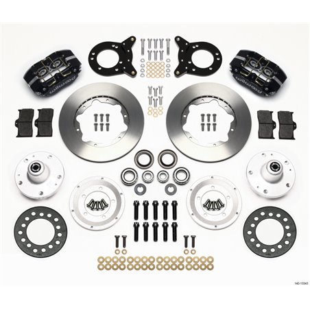 Wilwood Dynapro Dust-Boot Front Kit 11.00in 1965-1969 Mustang Disc & Drum Spindle