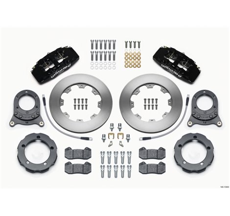 Wilwood Dynapro 6 Front Hat Kit 11.75in Rotor 66-75 Ford Bronco Dana 30/44 w/Lines