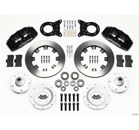 Wilwood Dynapro 6 Front Hub Kit 12.19in 1965-1969 Mustang Disc & Drum Spindle