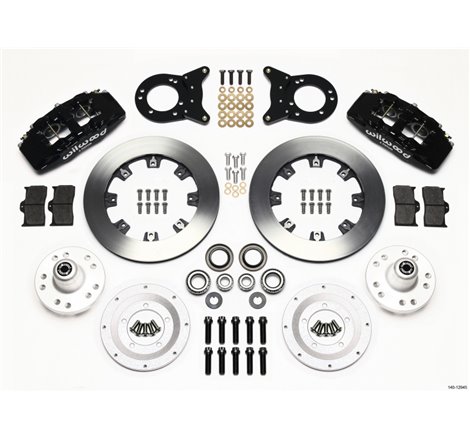 Wilwood Dynapro 6 Front Hub Kit 12.19in 1970-1973 Mustang Disc & Drum Spindle