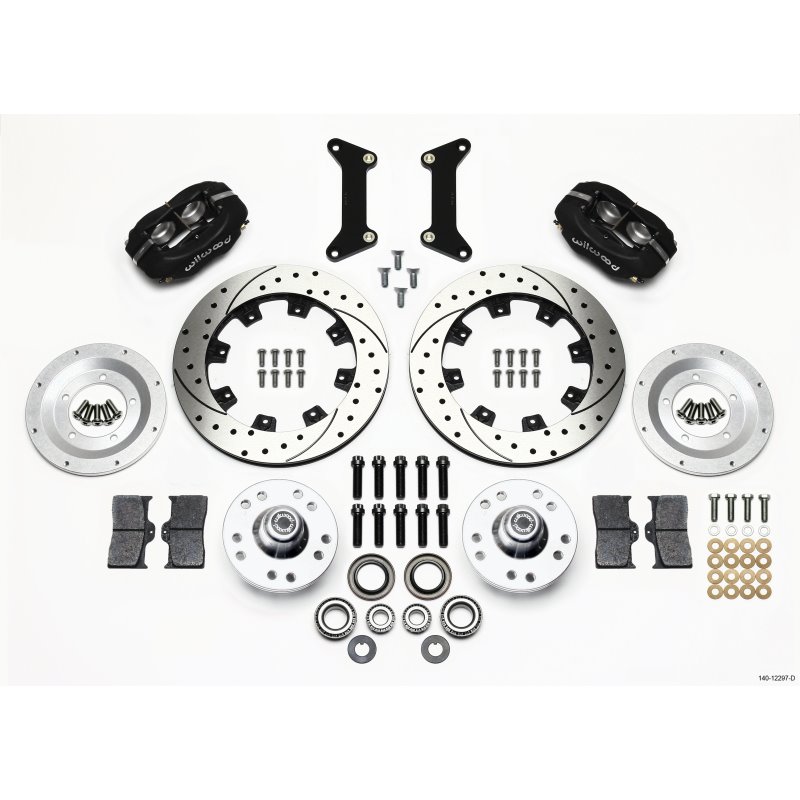 Wilwood Forged Dynalite Front Kit 12.19in Drilled 79-87 GM G Body