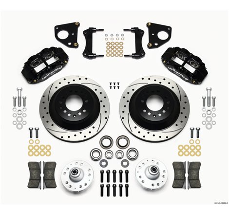 Wilwood Narrow Superlite 6R Front Hub & 1PC Rtr Kit 12.88in Dril 62-72 CDP B & E Body-Drum