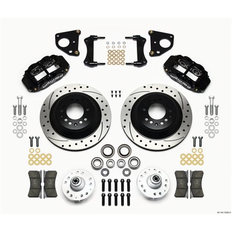 Wilwood Narrow Superlite 6R Front Hub & 1PC Rtr Kit 12.88in Dril 62-72 CDP B & E Body-Drum