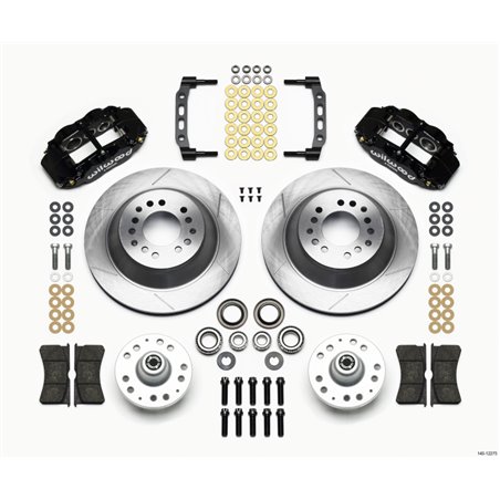 Wilwood Narrow Superlite 6R Front Hub & 1PC Rtr Kit 12.88in 74-80 Pinto/Mustang II Disc Spindle only