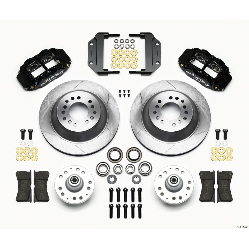 Wilwood Narrow Superlite 6R Front Hub & 1PC Rtr Kit 12.88in Magnum Force Drop Spindle