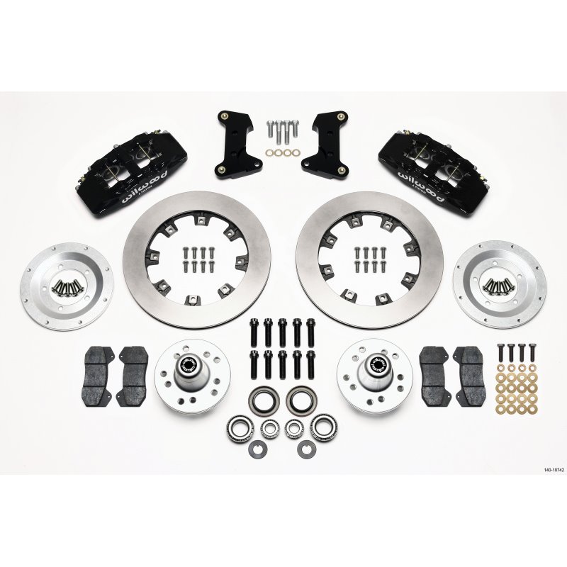 Wilwood Dynapro 6 Front Hub Kit 12.19in 74-80 Pinto/Mustang II Disc Spindle only